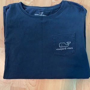 navy blue vineyard vines long sleeve